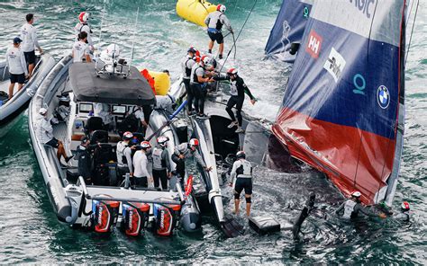 american magic capsize crash.